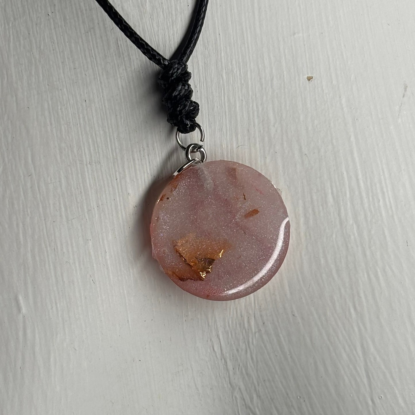 Red Print Pawn - Handmade Resin Chess Necklace