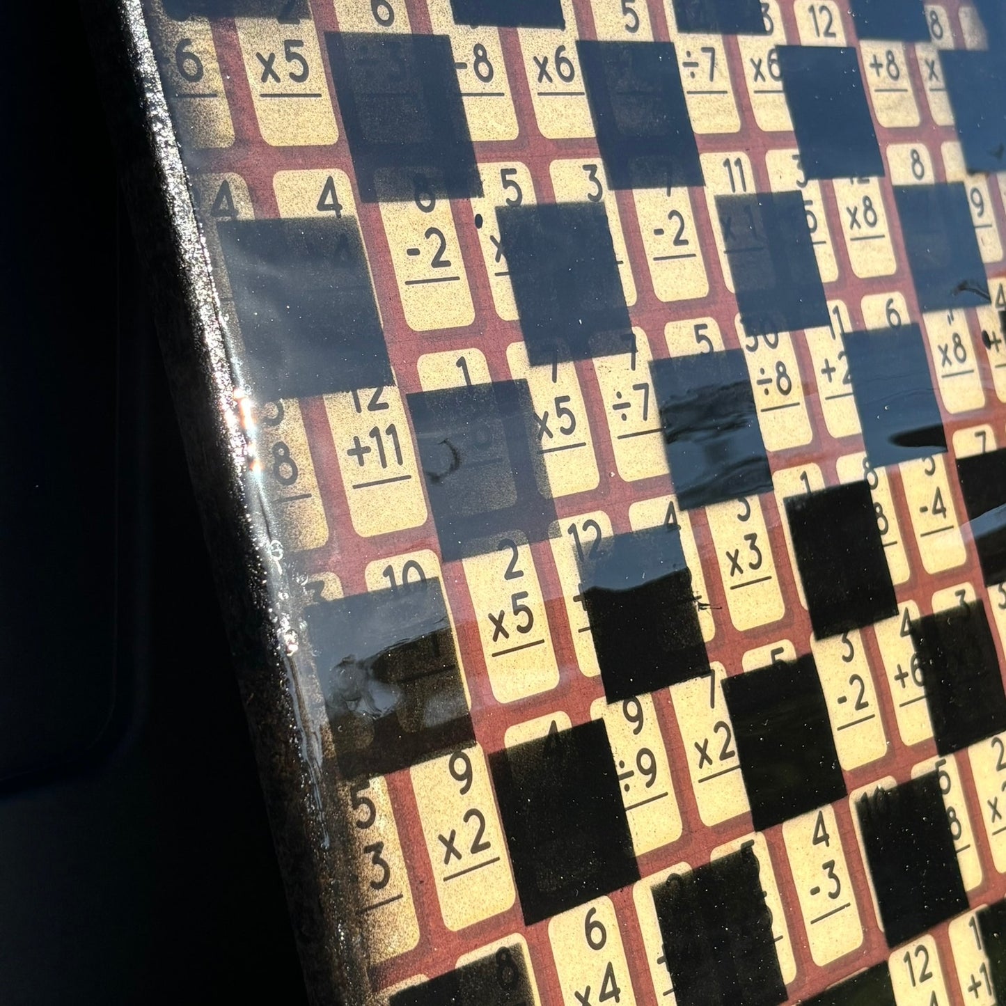Basic Math - Resin Coated Chess Board