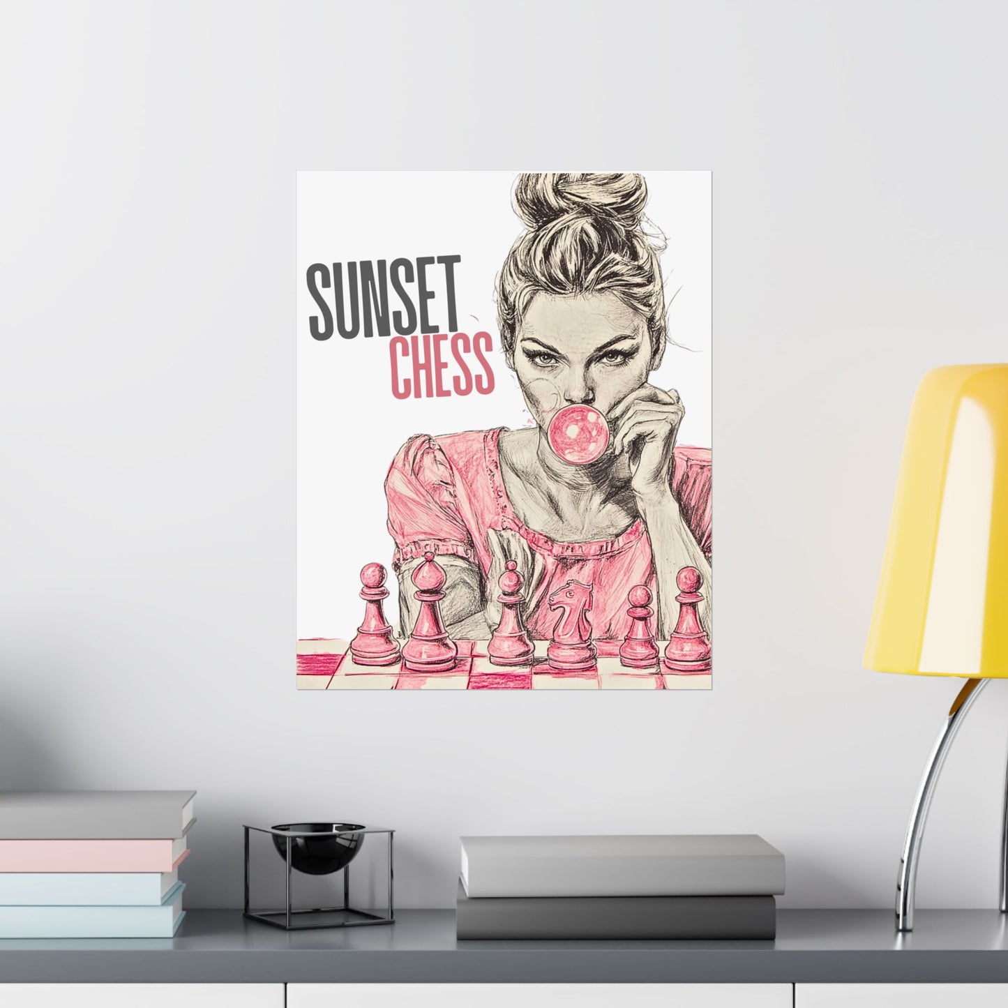 Bubble Girl - Matte Vertical Poster 16"x20"