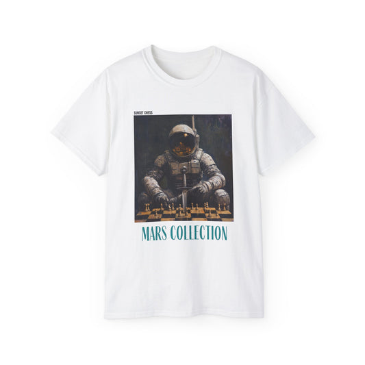 Space Astronaut - White Chess T Shirt