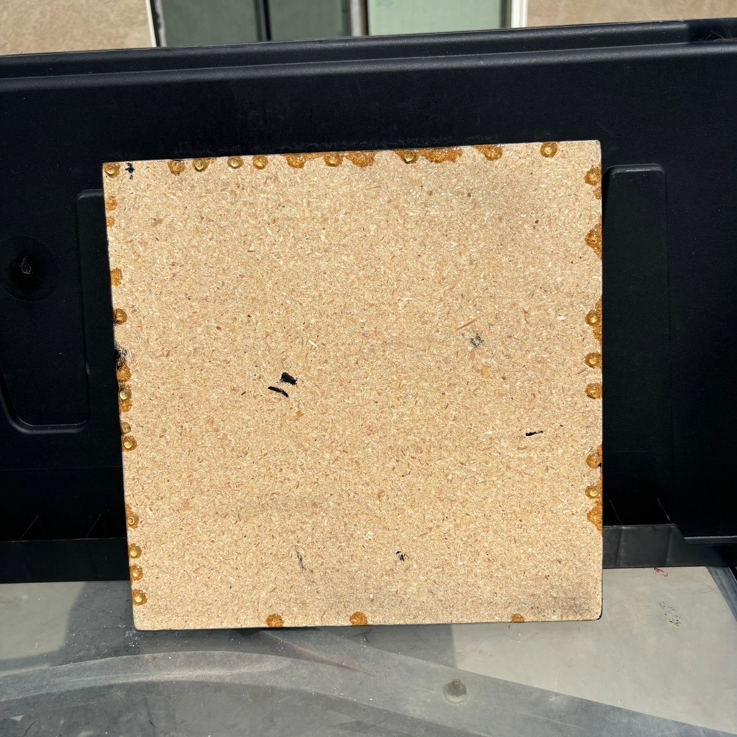 Old Scholl Collage - Resin Coated Chess Board