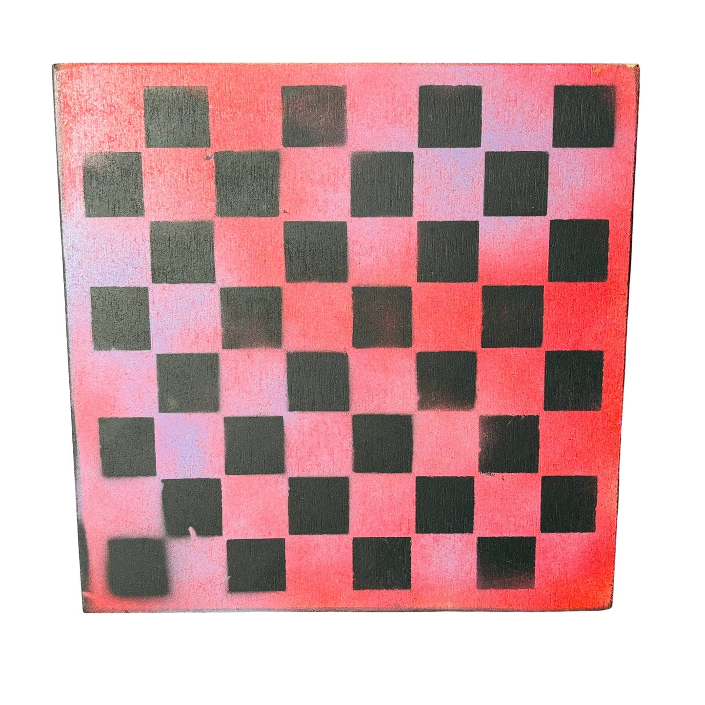 Red Blush - Painted Chess Board