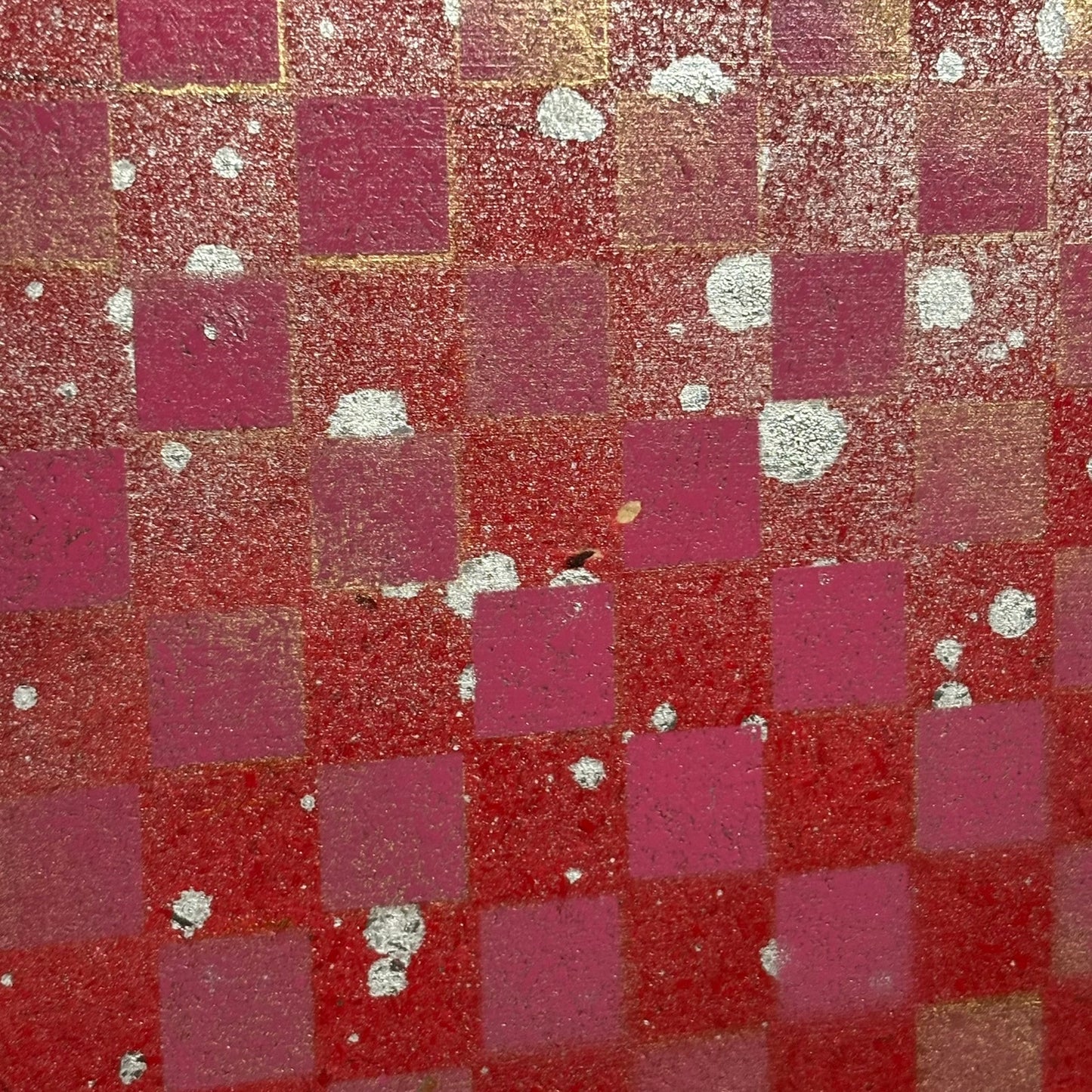 Pink & Red - Painted Double Sided Chess Board