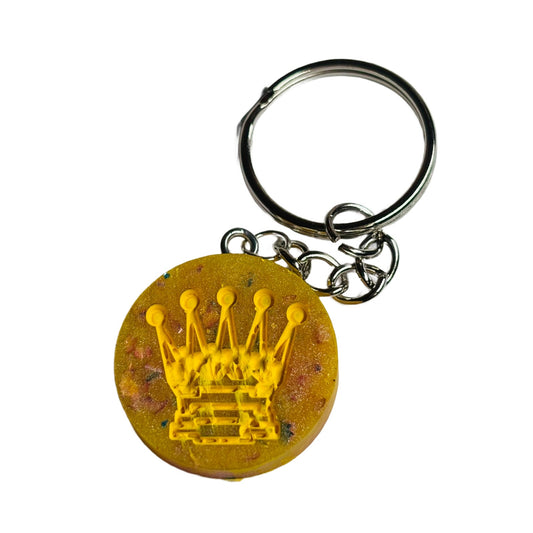 Queens Yellow Desire - Handmade Resin Keychain