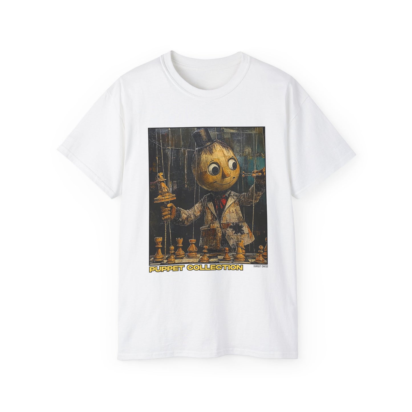 Innocent Puppet - White Chess T Shirt