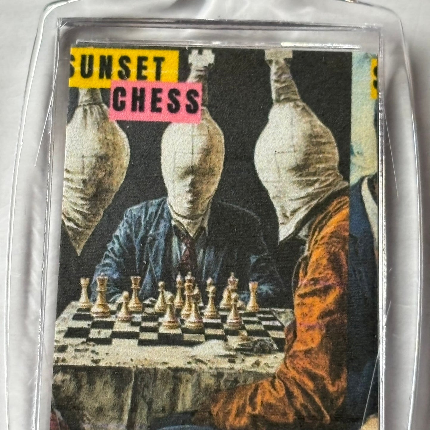 Slim Top - Chess  Photo Keychain