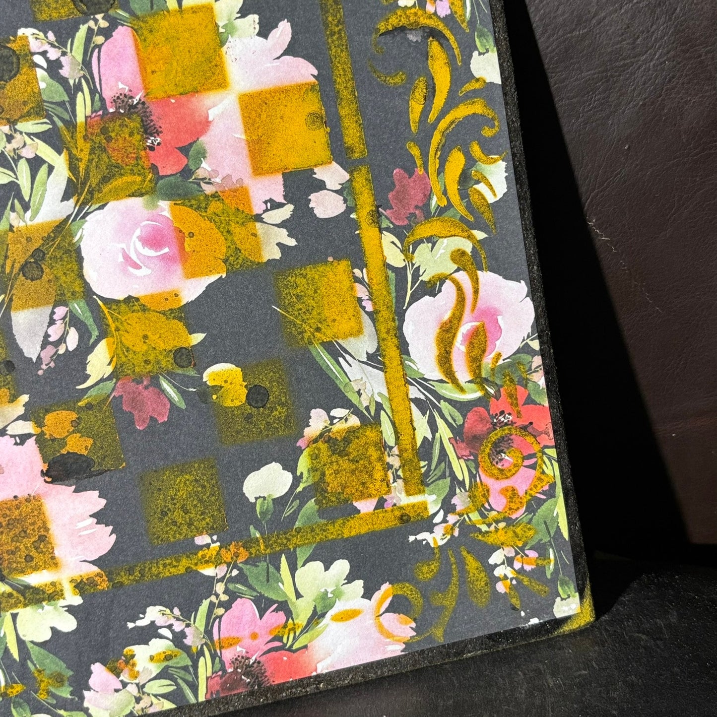 Supreme Yellow - Scrapbook Chess Board