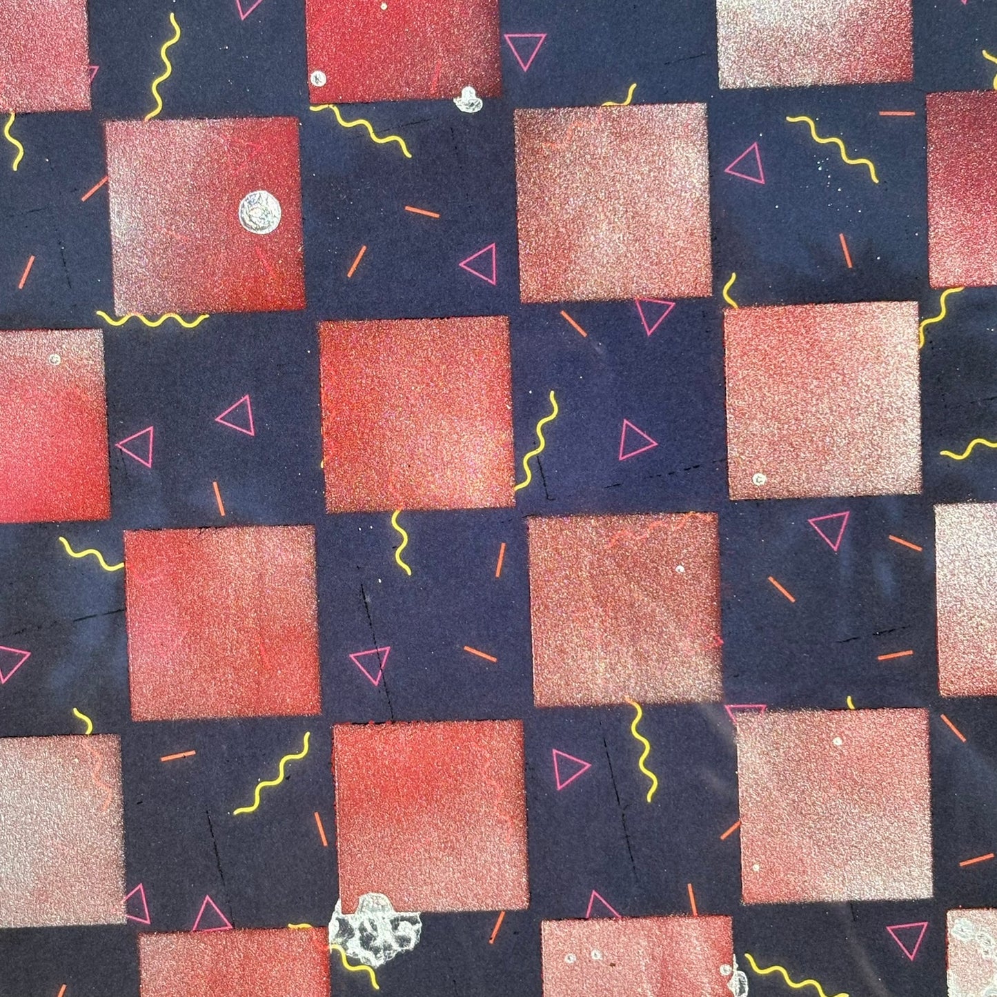 Space Party - Resin Coated Chess Board