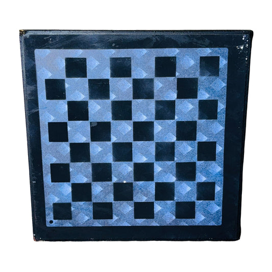 Slick Blue - Scrapbook Chess Board
