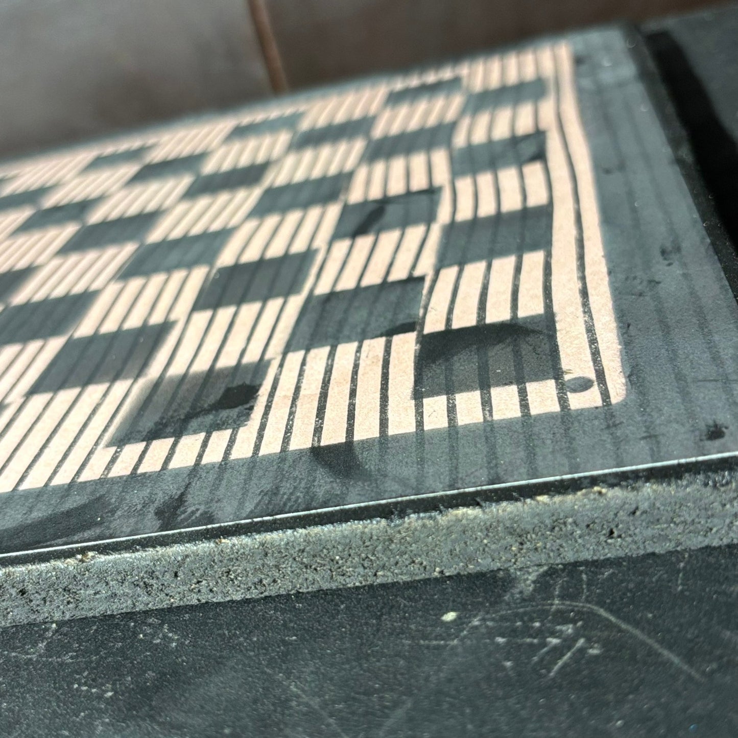 Vintage Lining - Scrapbook Chess Board