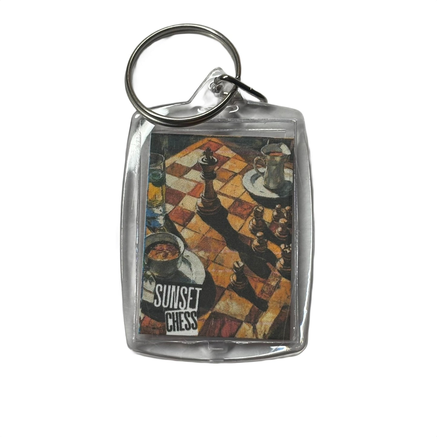 Tea - Chess  Photo Keychain