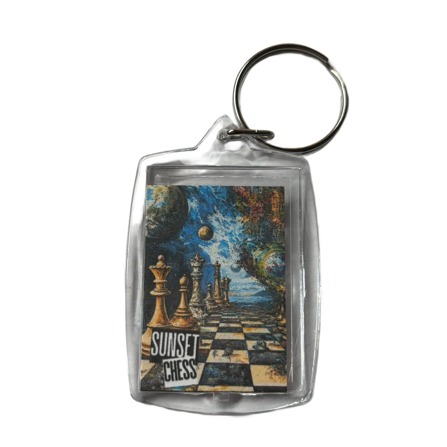Void of Space - Chess  Photo Keychain
