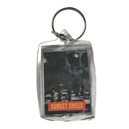 Black Balloons - Chess  Photo Keychain
