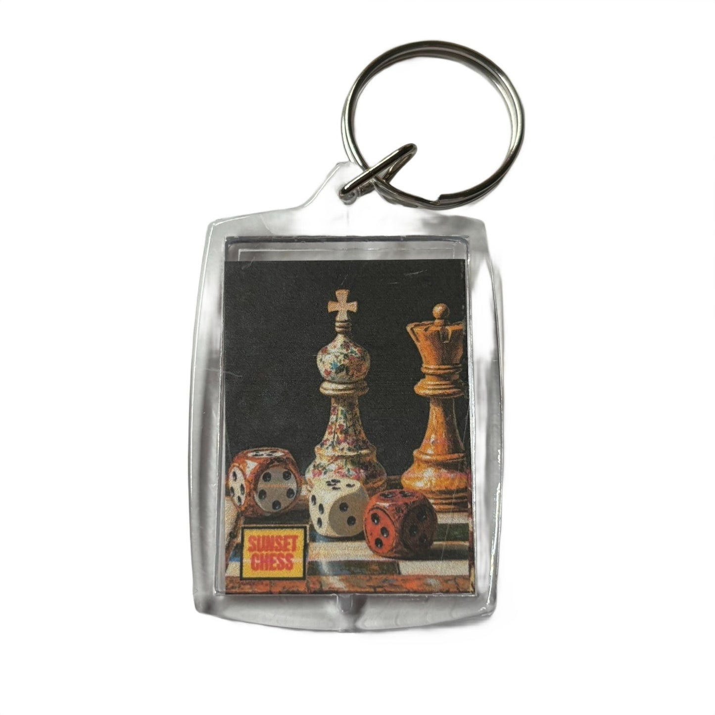 Heavy Dice - Chess  Photo Keychain