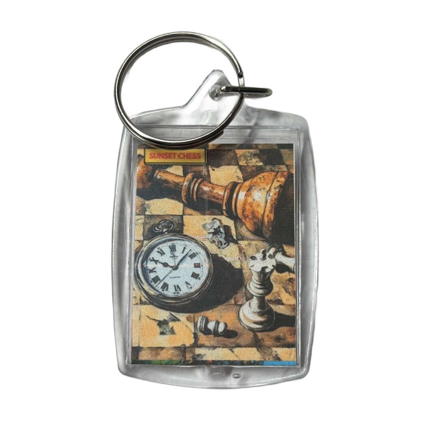 Times Ticking - Chess  Photo Keychain
