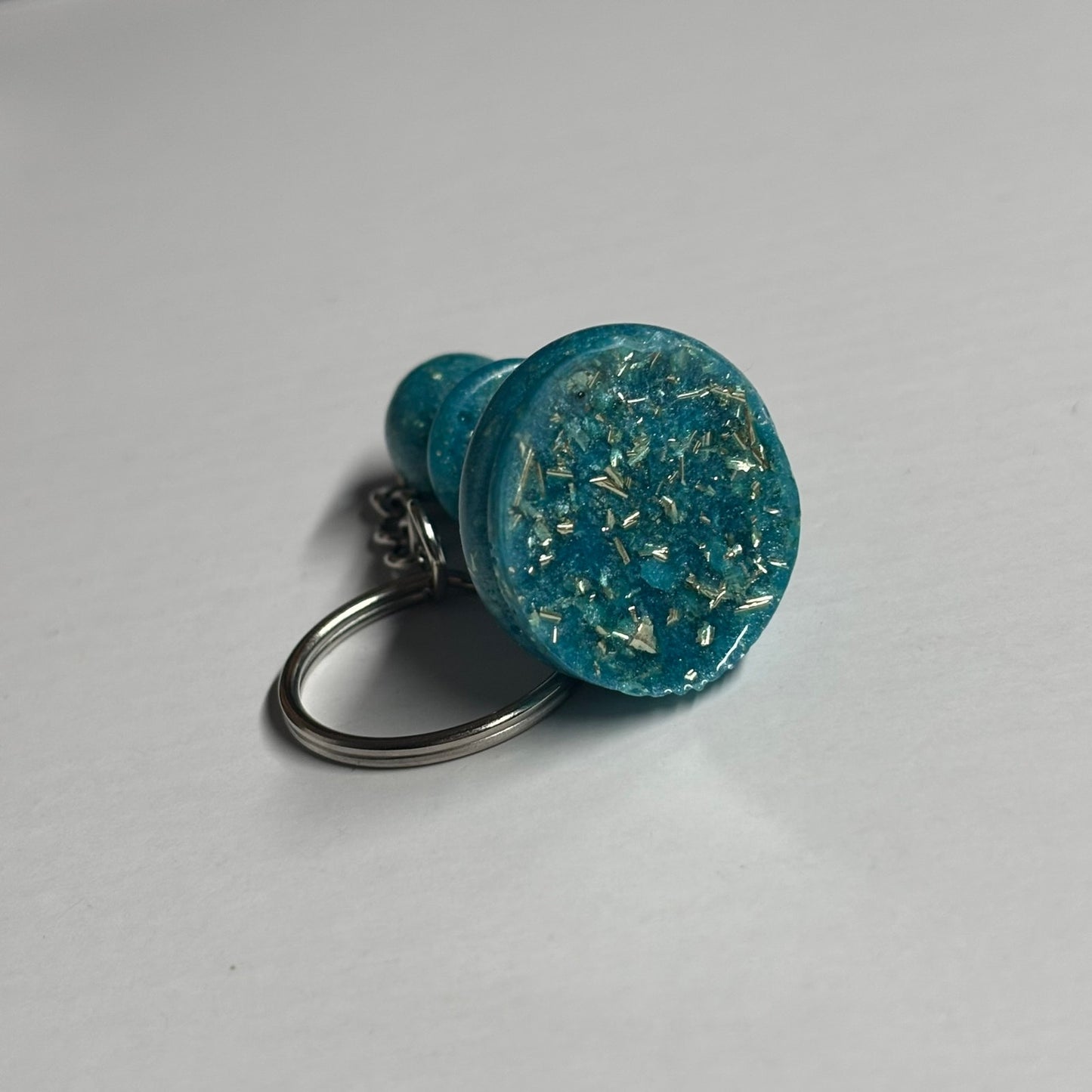 Royal Blue Bishop - Handmade Resin Keychain