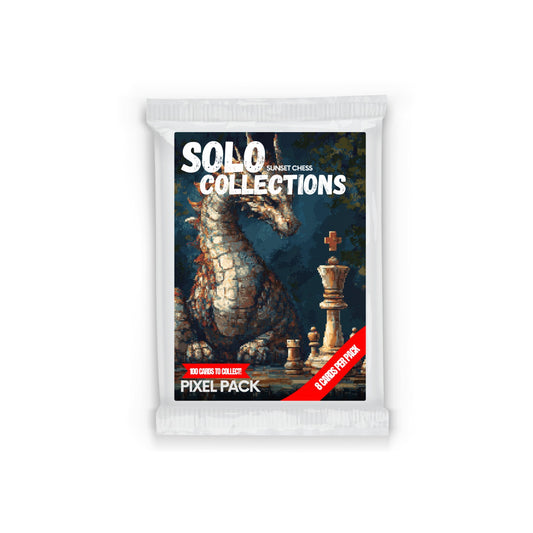 Pixel Solo Collection - Sunset Chess Scrapbook Card Pack
