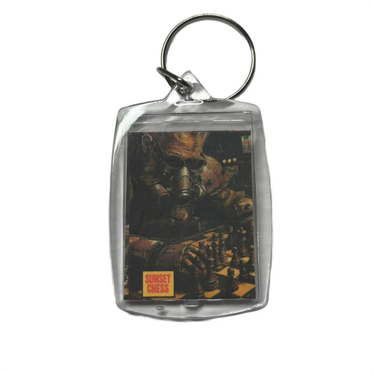 Masked Up - Chess  Photo Keychain