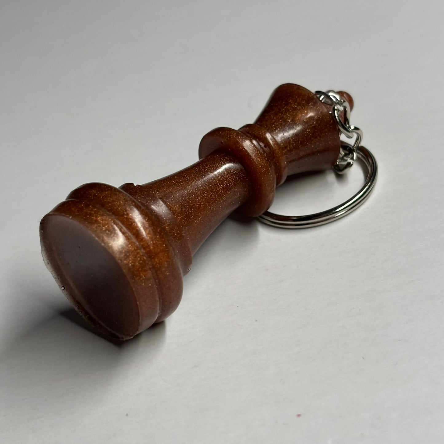 Brown King - Handmade Resin Keychain