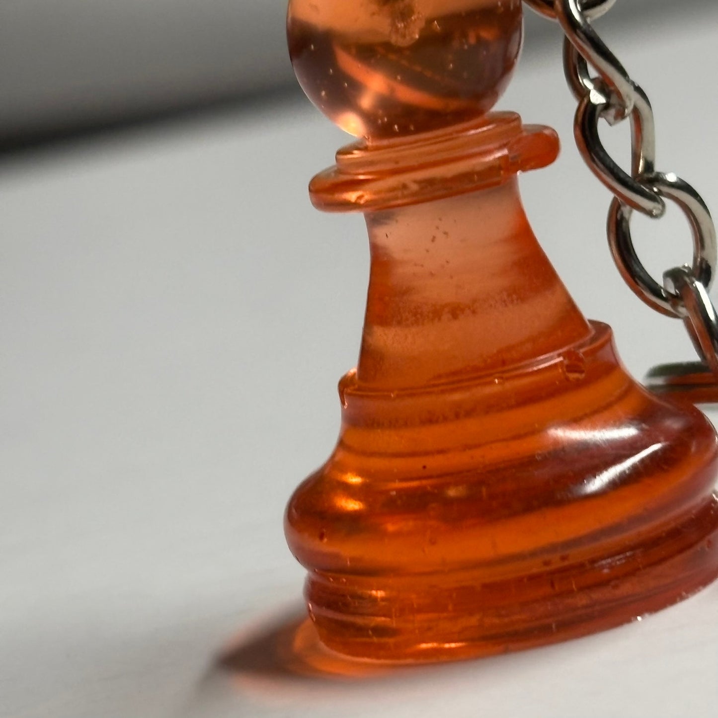 Wine Red Pawn - Handmade Resin Keychain