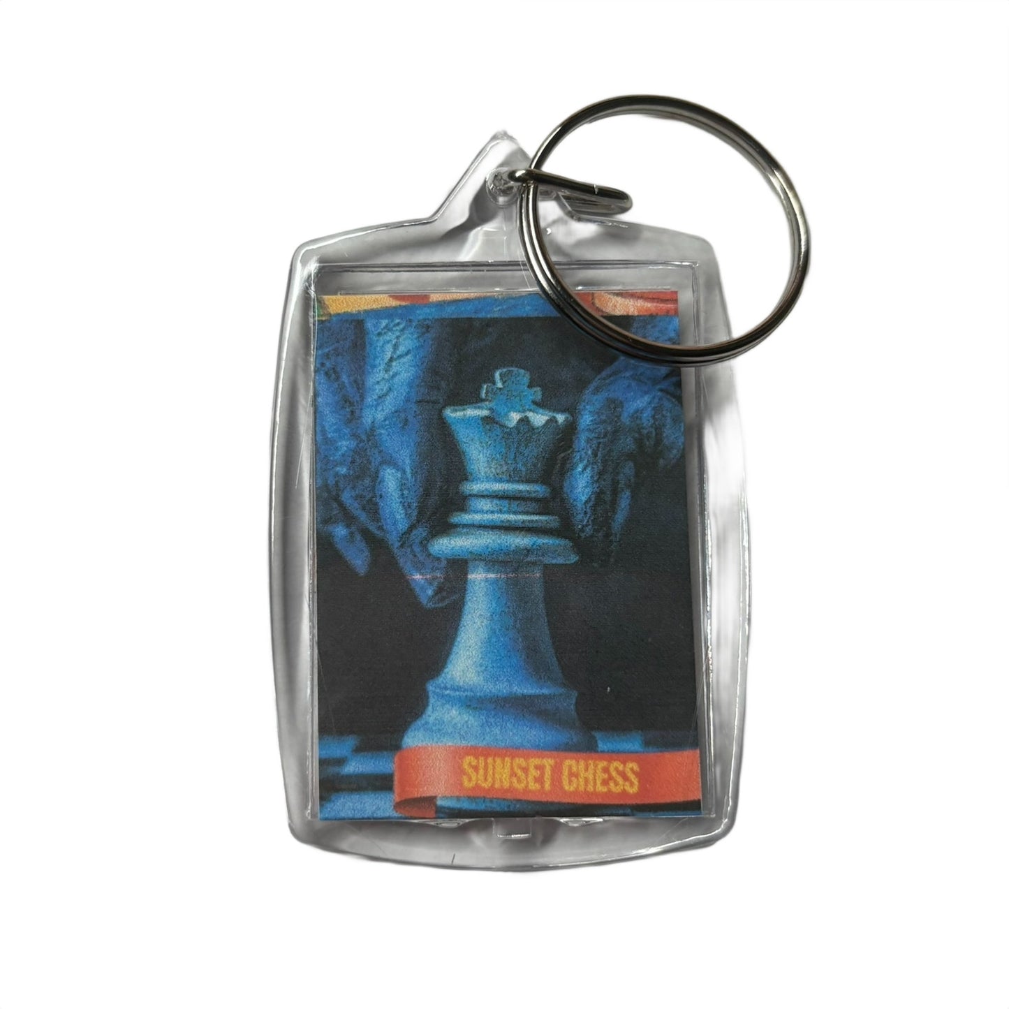 Blue Touch - Chess  Photo Keychain