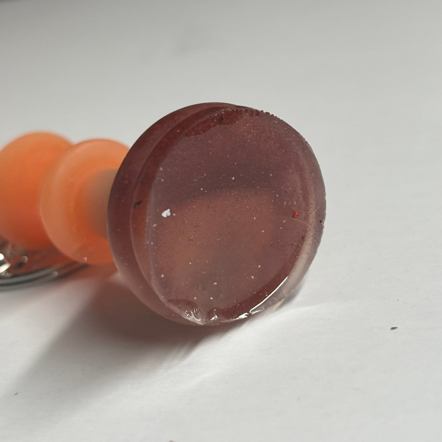 Orange Brown king - Handmade Resin Keychain