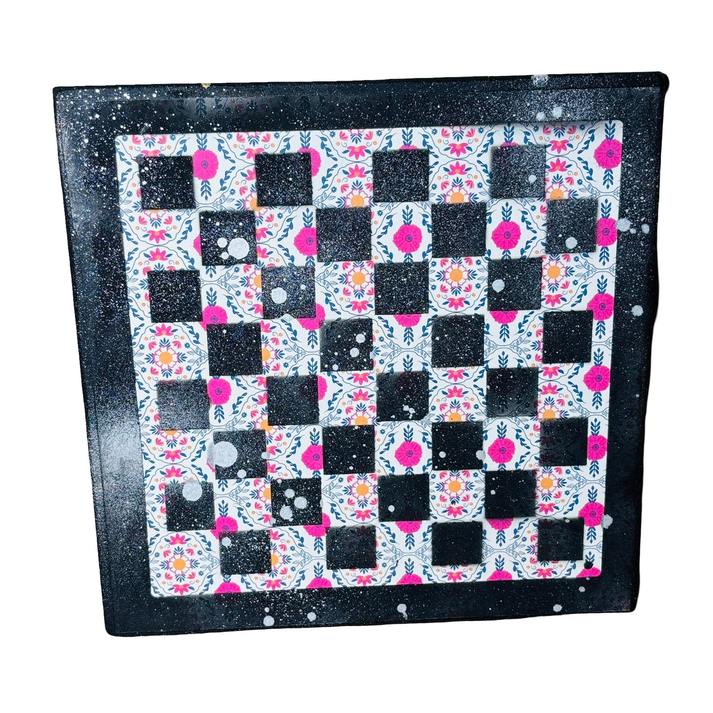 Vintage Pattern - Scrapbook Chess Board