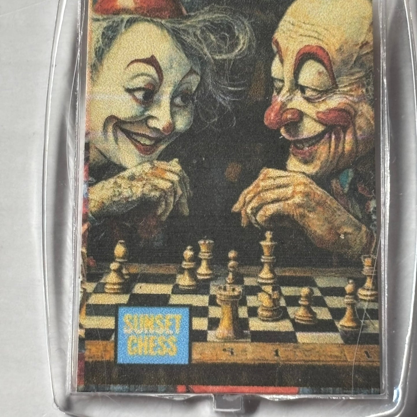 Clowns Relationship - Chess  Photo Keychain