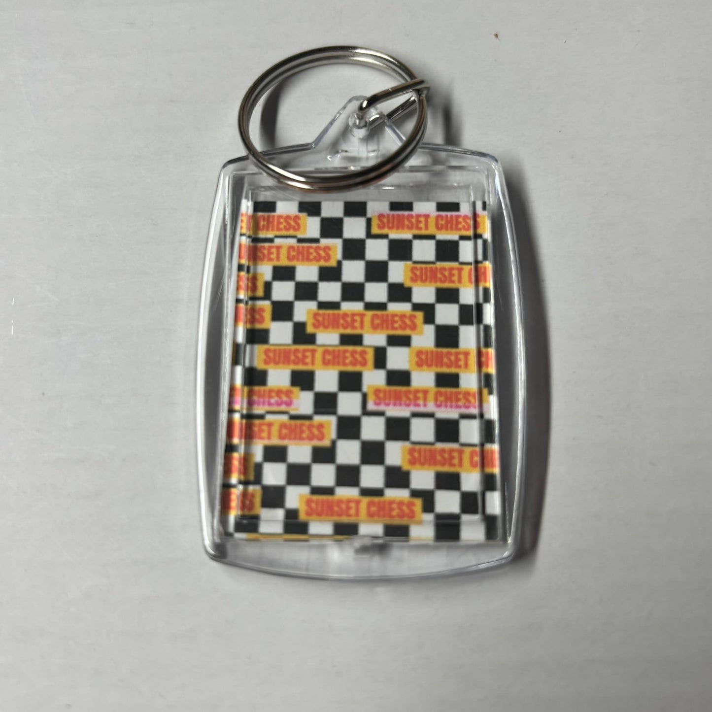 Duck Universe - Chess  Photo Keychain