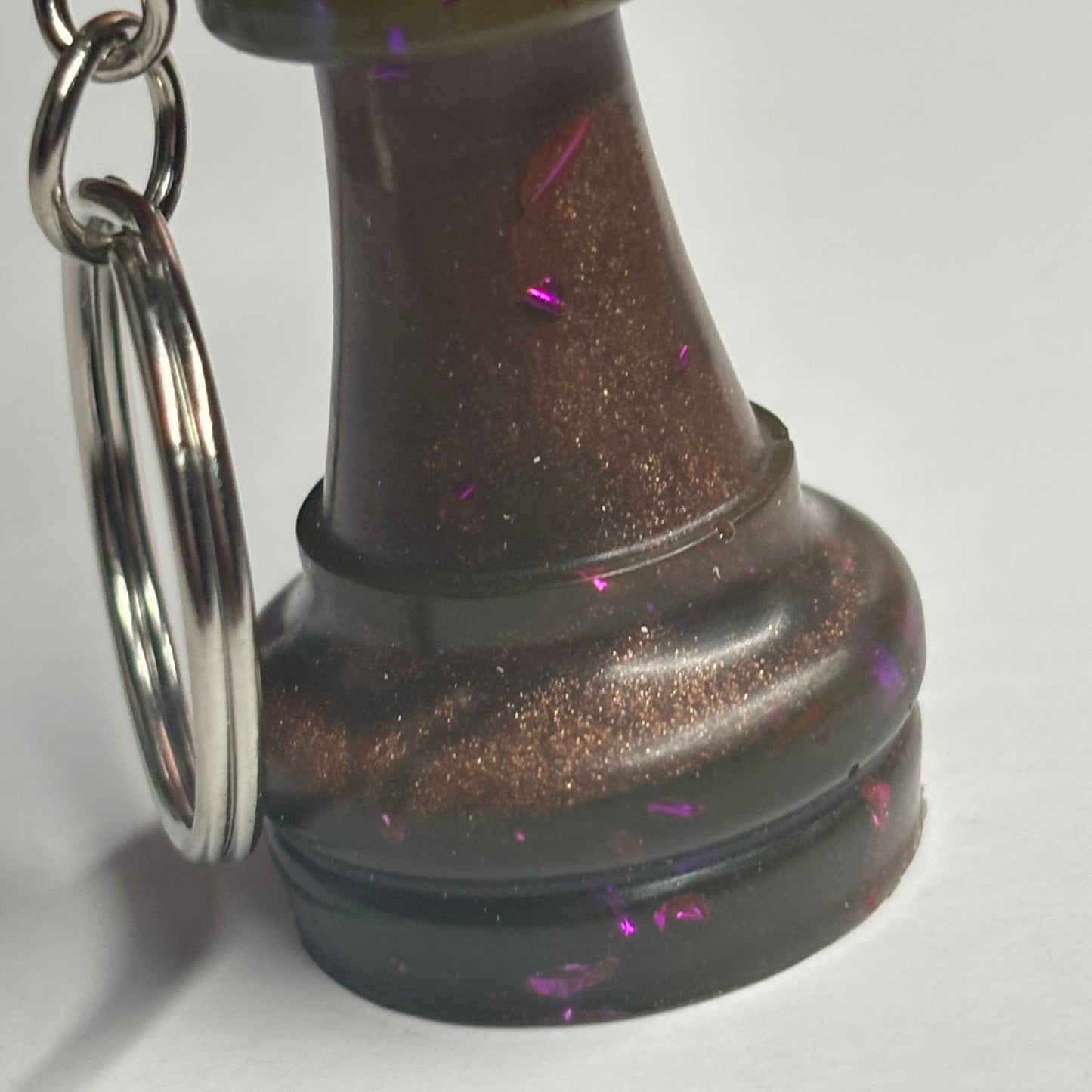 Deluxe Brown - Handmade Resin Keychain