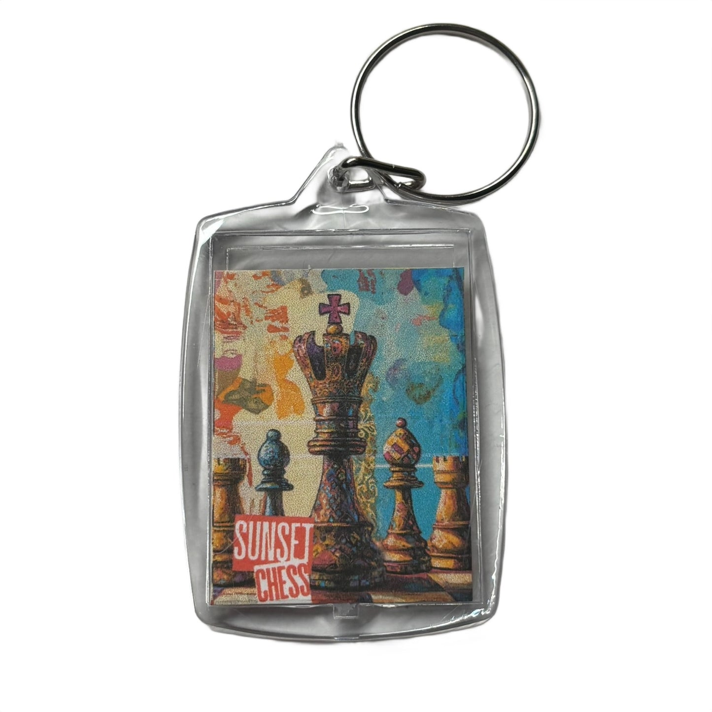 Mystic King - Chess  Photo Keychain