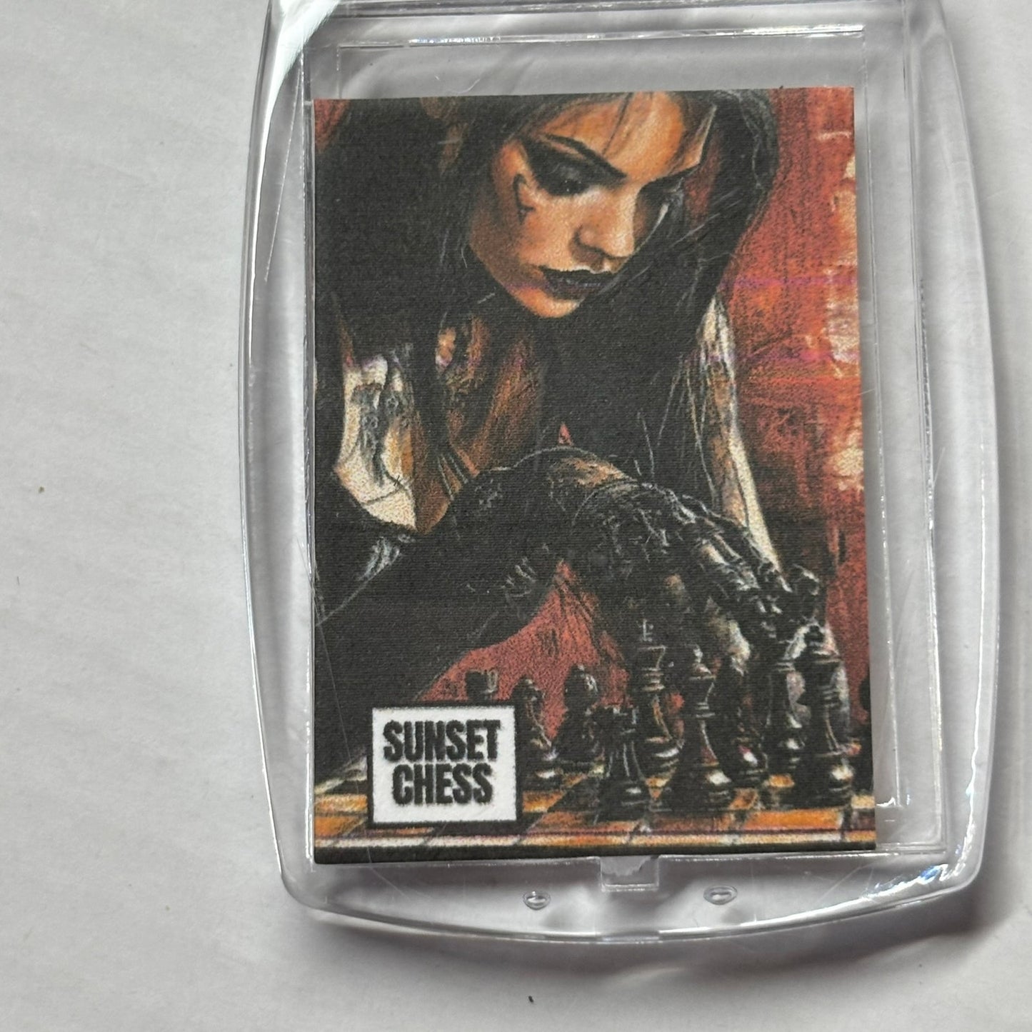 Long Day - Chess  Photo Keychain