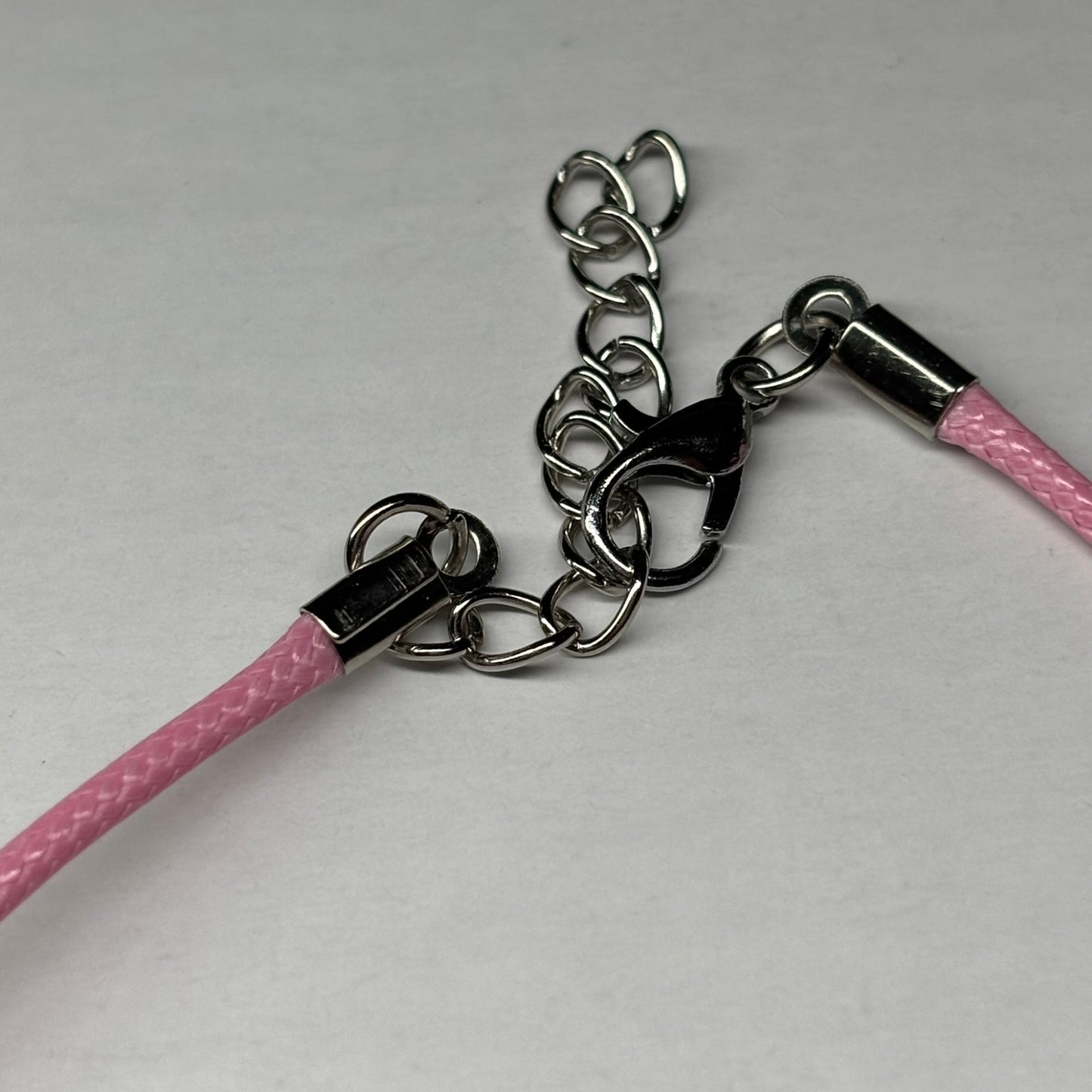 Peach Pink King - Handmade Resin Chess Necklace