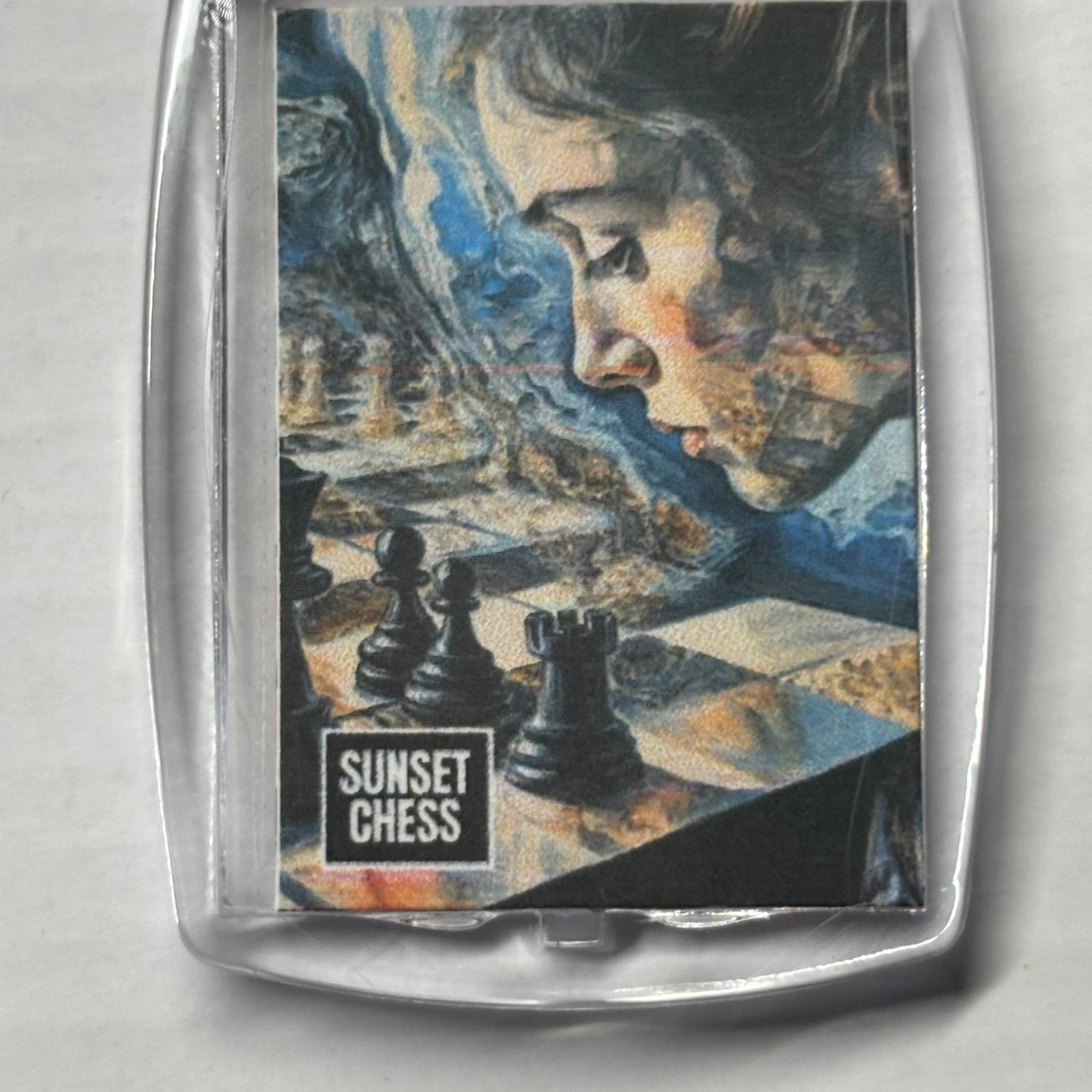 Close Up - Chess  Photo Keychain