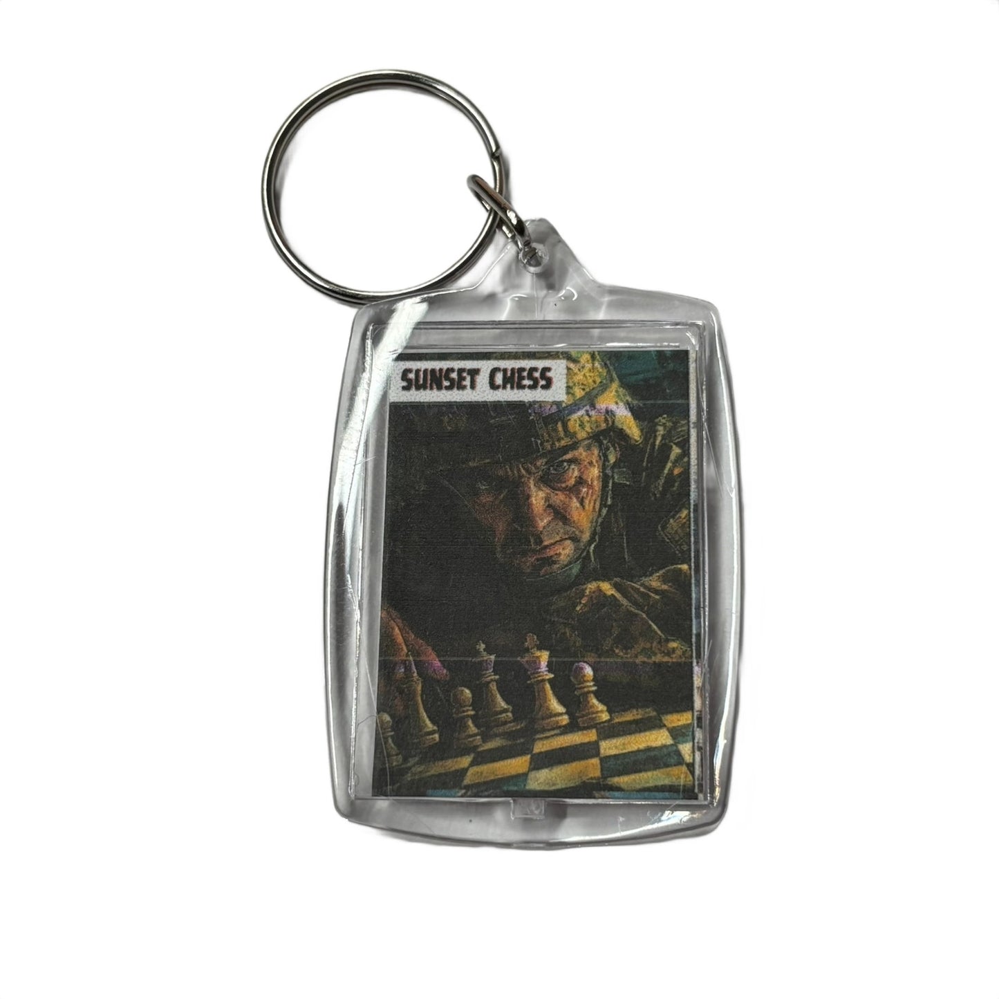 In War - Chess  Photo Keychain