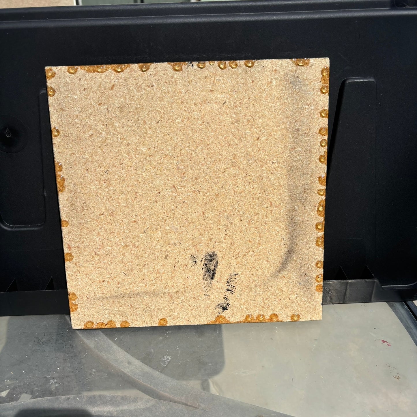 Purple Rocks - Resin Coated Chess Board