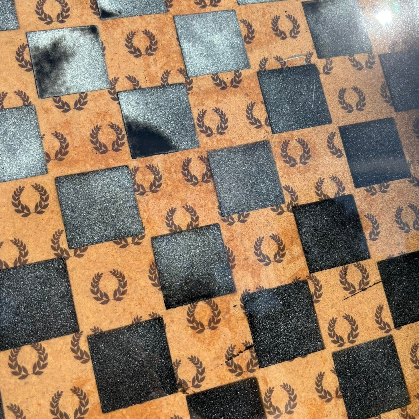 Orange Republic - Resin Coated Chess Board