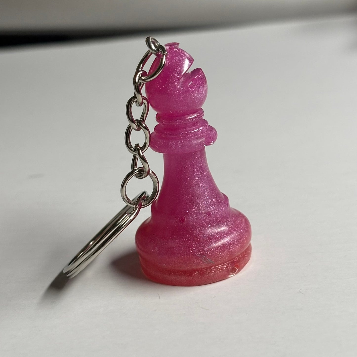 Pink Bishop - Handmade Resin Keychain