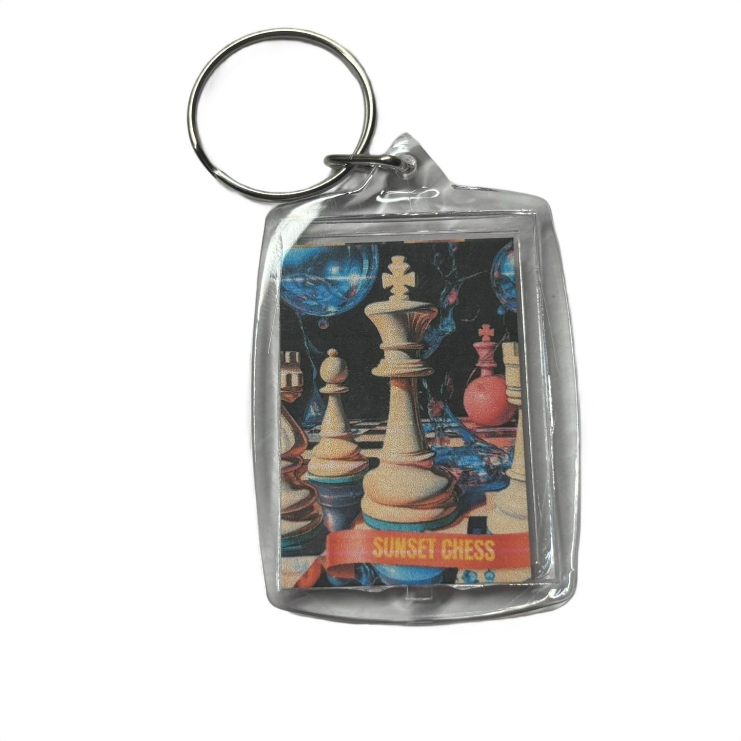 Retro Chess - Chess  Photo Keychain