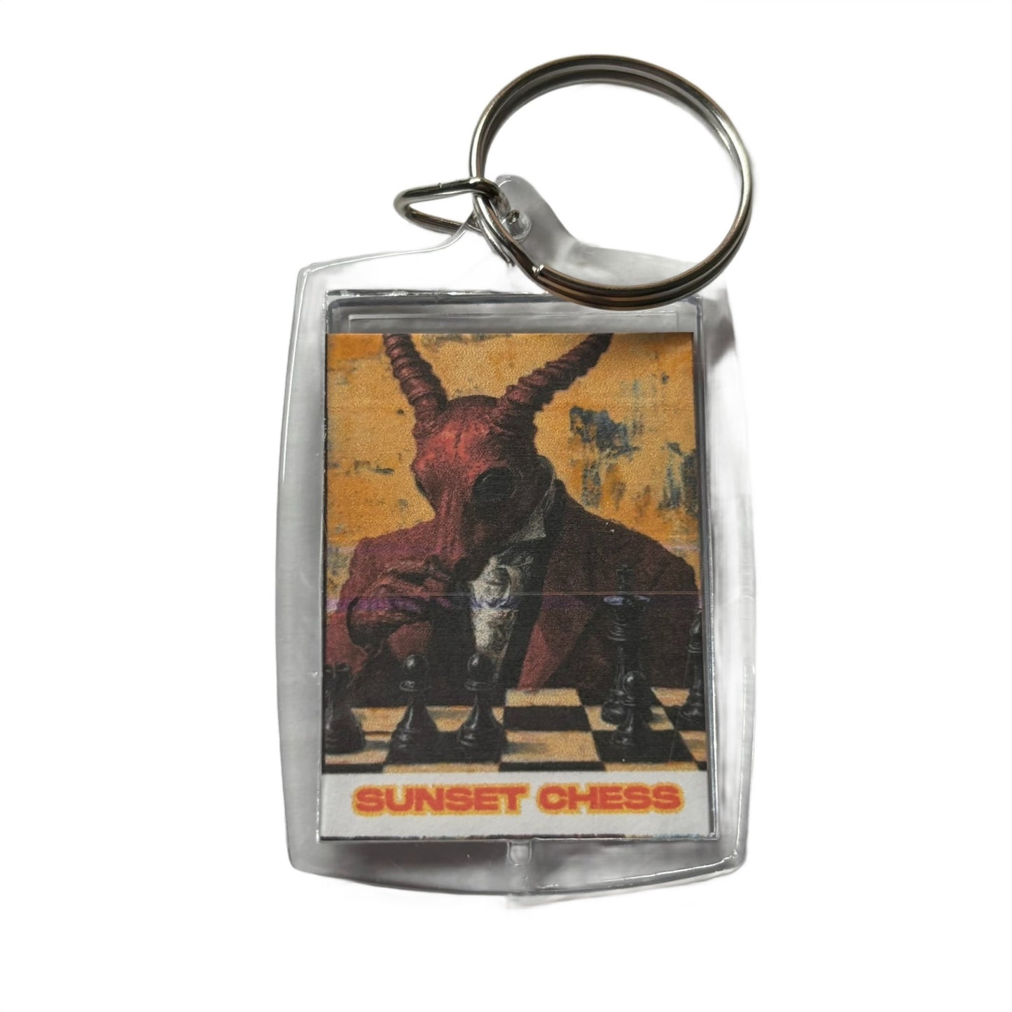 The Liar - Chess  Photo Keychain