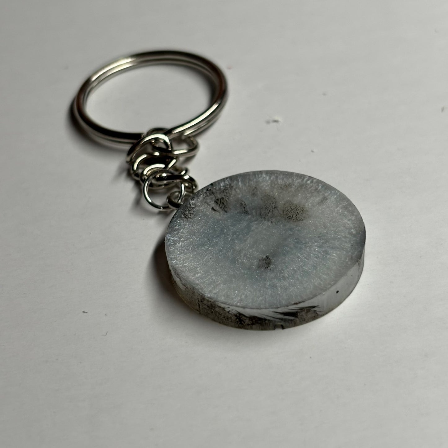 Silver Rook - Handmade Resin Keychain