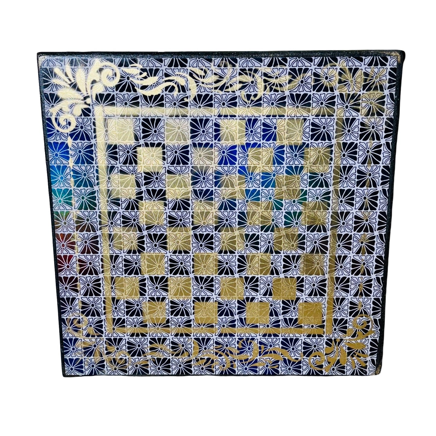 Golden Black & White - Scrapbook Chess Board