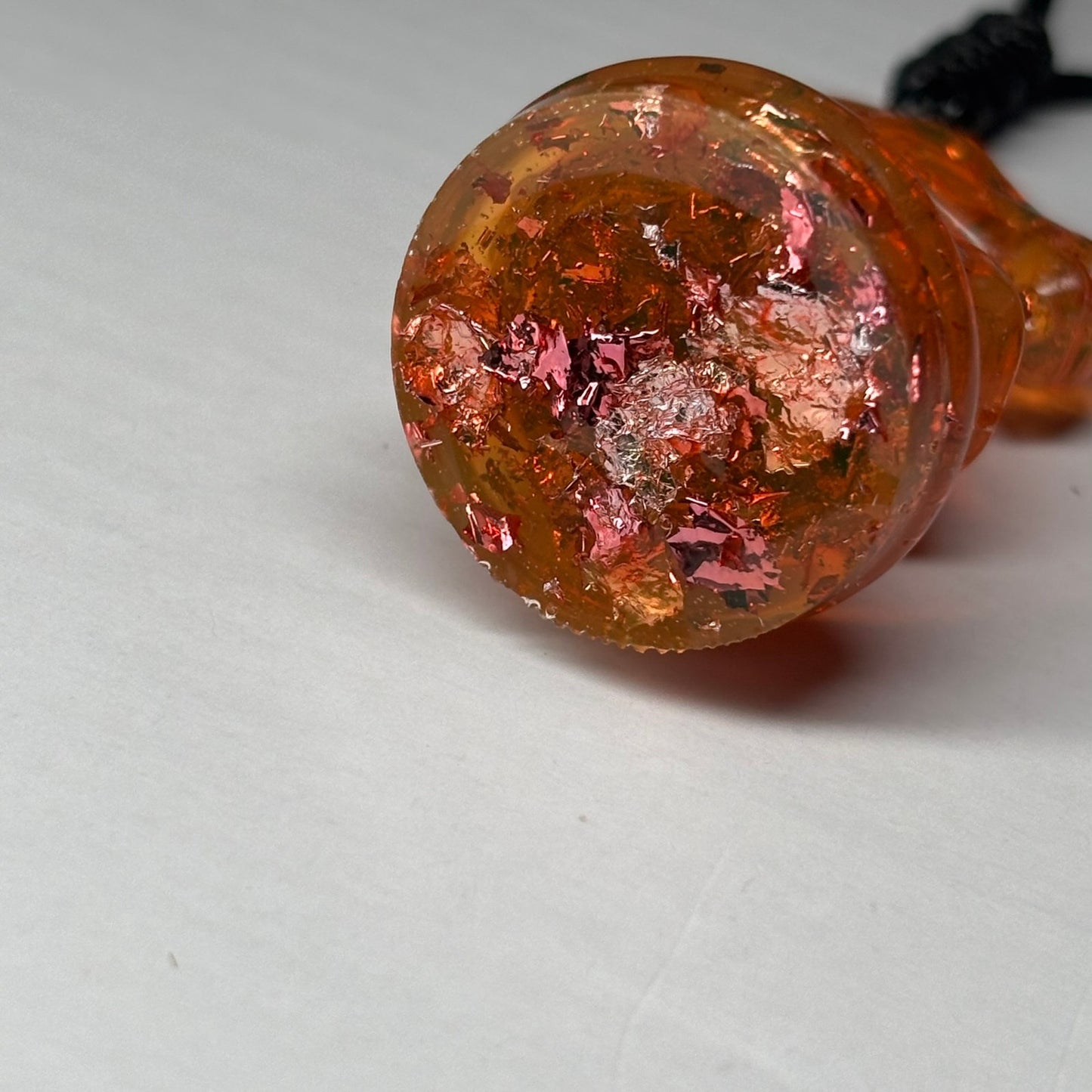 Crystal Premium Knight - Handmade Resin Chess Necklace