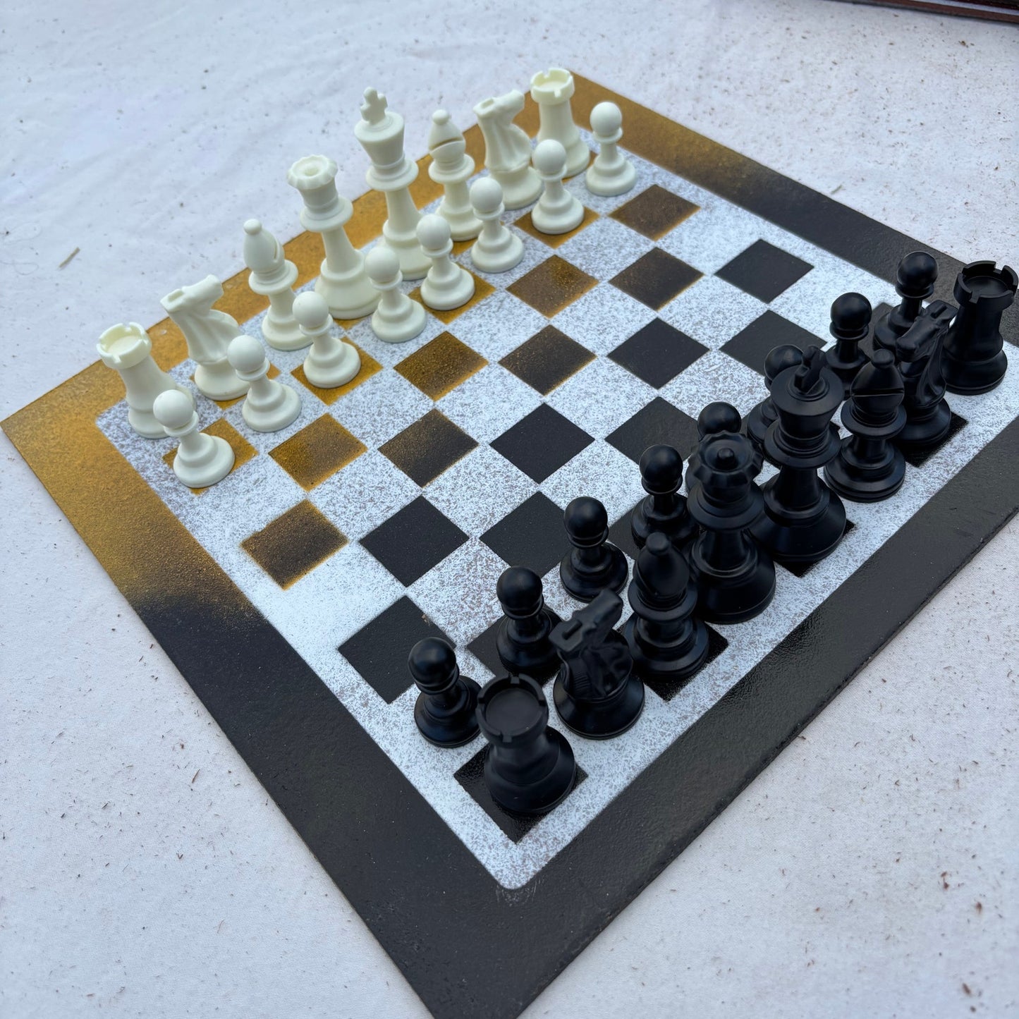 Steelers Yellow/Gold/Black - Painted Chess Set