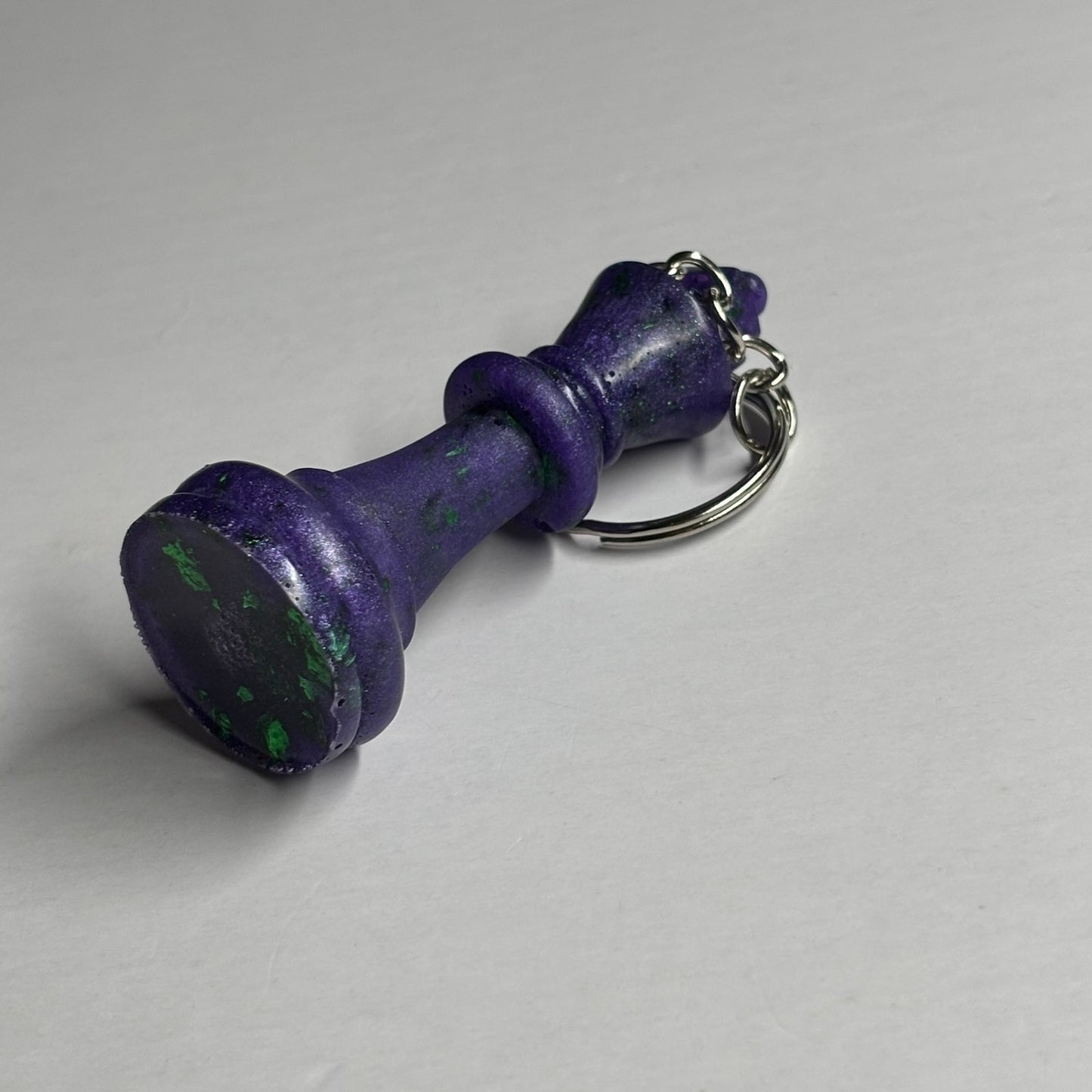 Purple Night King - Handmade Resin Keychain