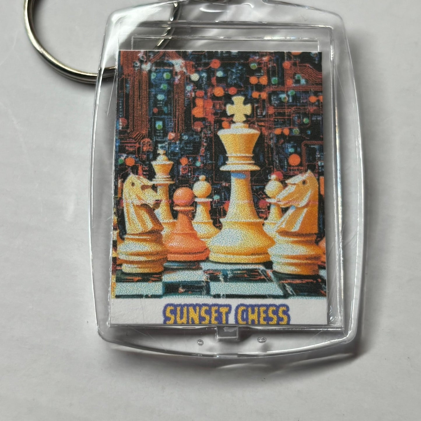 Logistics - Chess  Photo Keychain