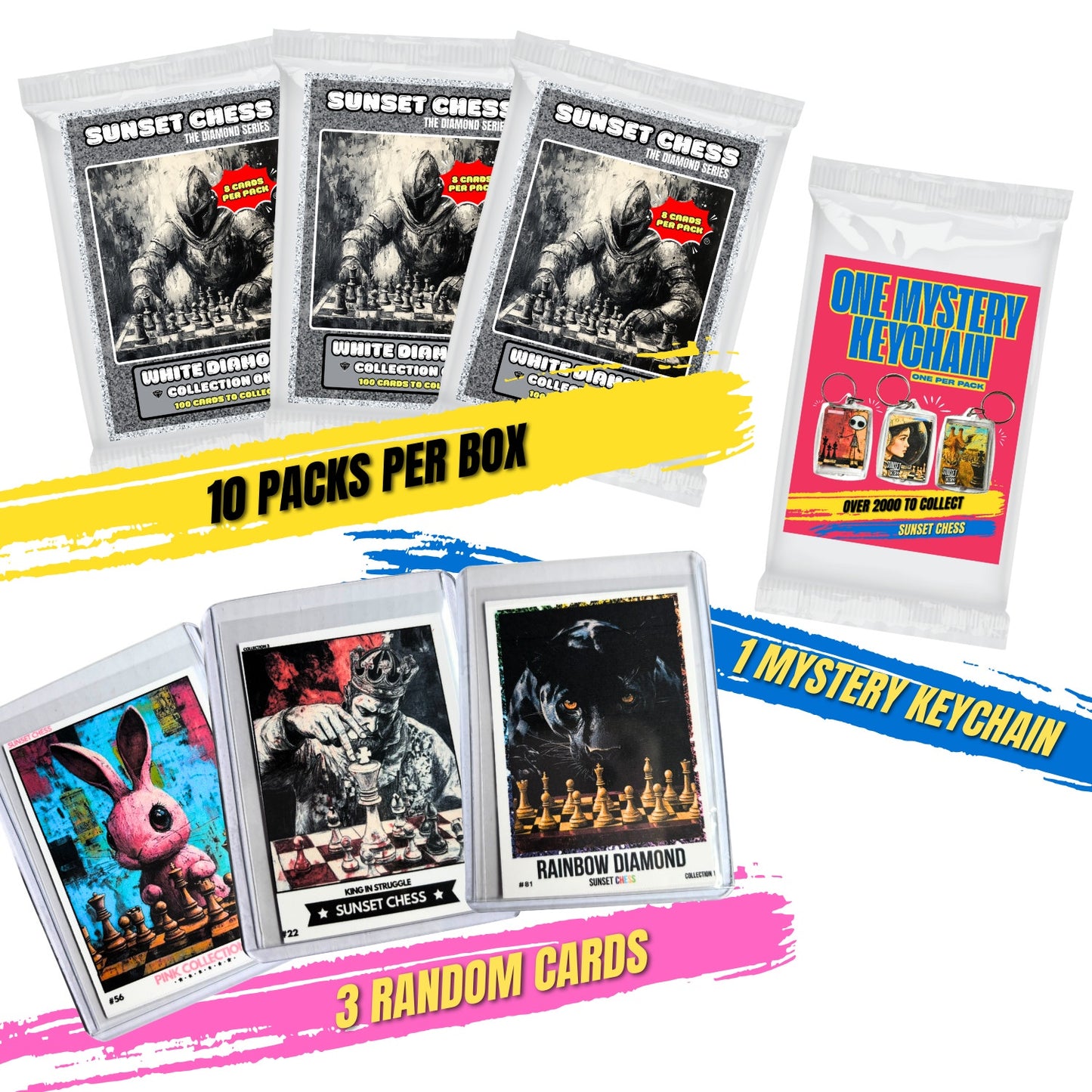 White Diamond Part 1 Trading Cards - Mini Box Collection