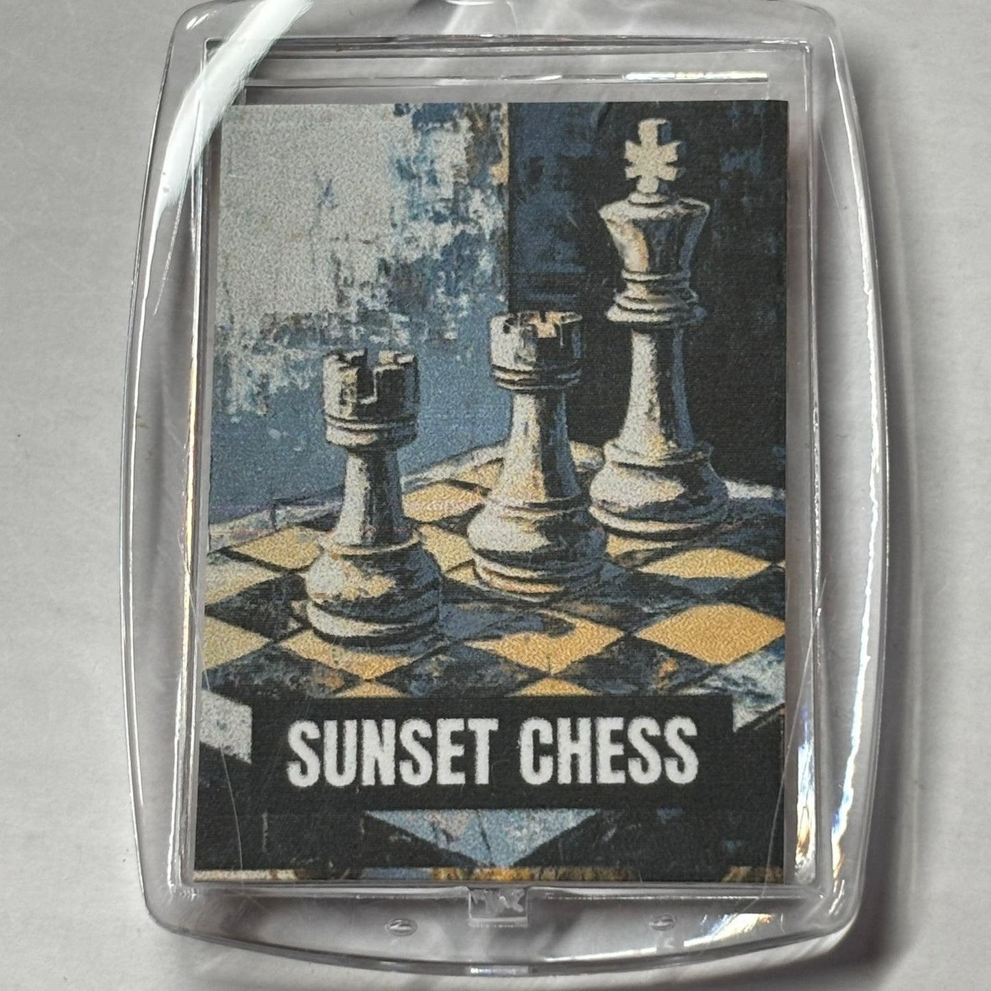 Shadow Chess - Chess  Photo Keychain