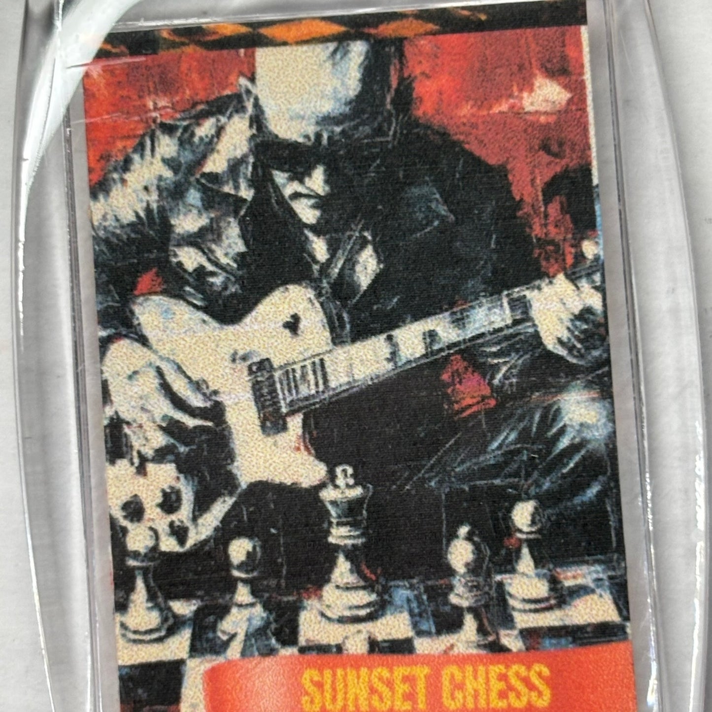 Rock Star - Chess  Photo Keychain