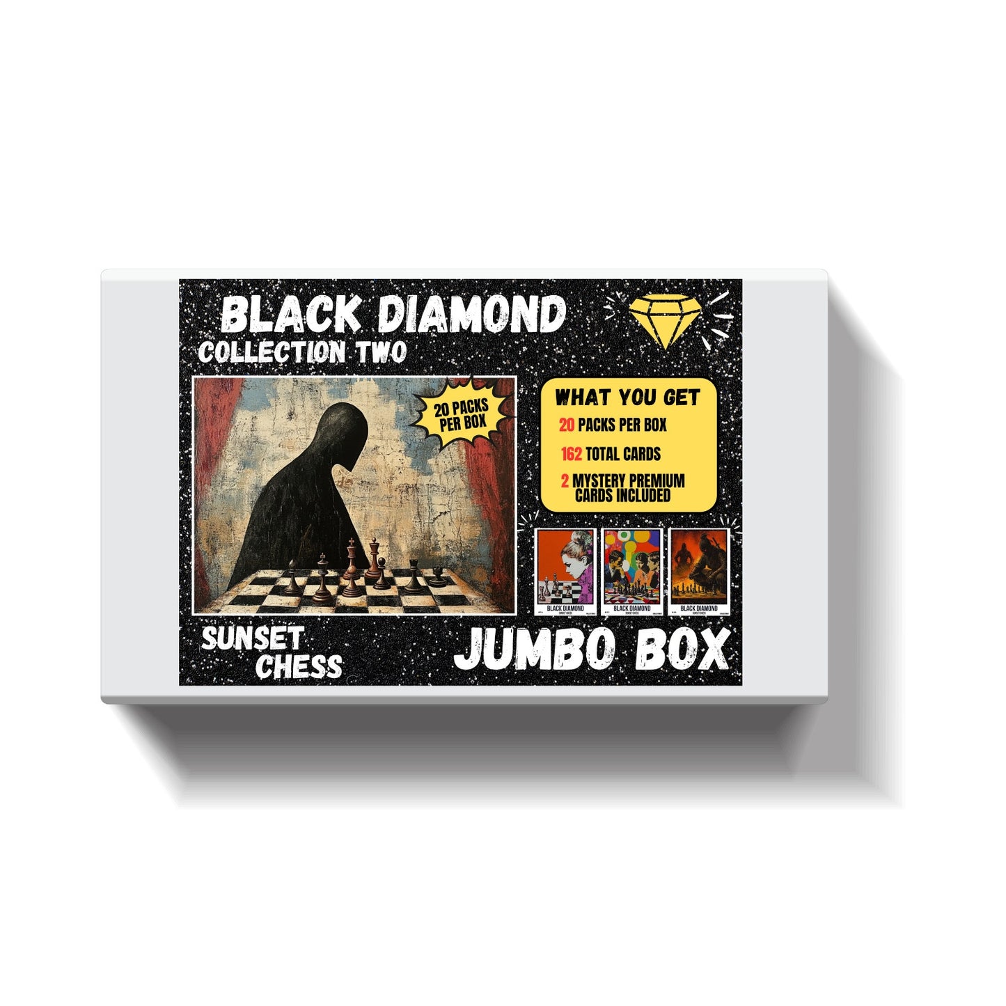 Black Diamond Part 2 - Jumbo Box Pack - Chess Trading Cards